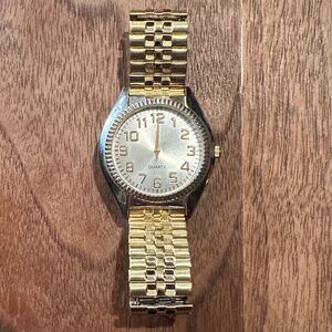 Vintage Quartz Gold Wrist Watch